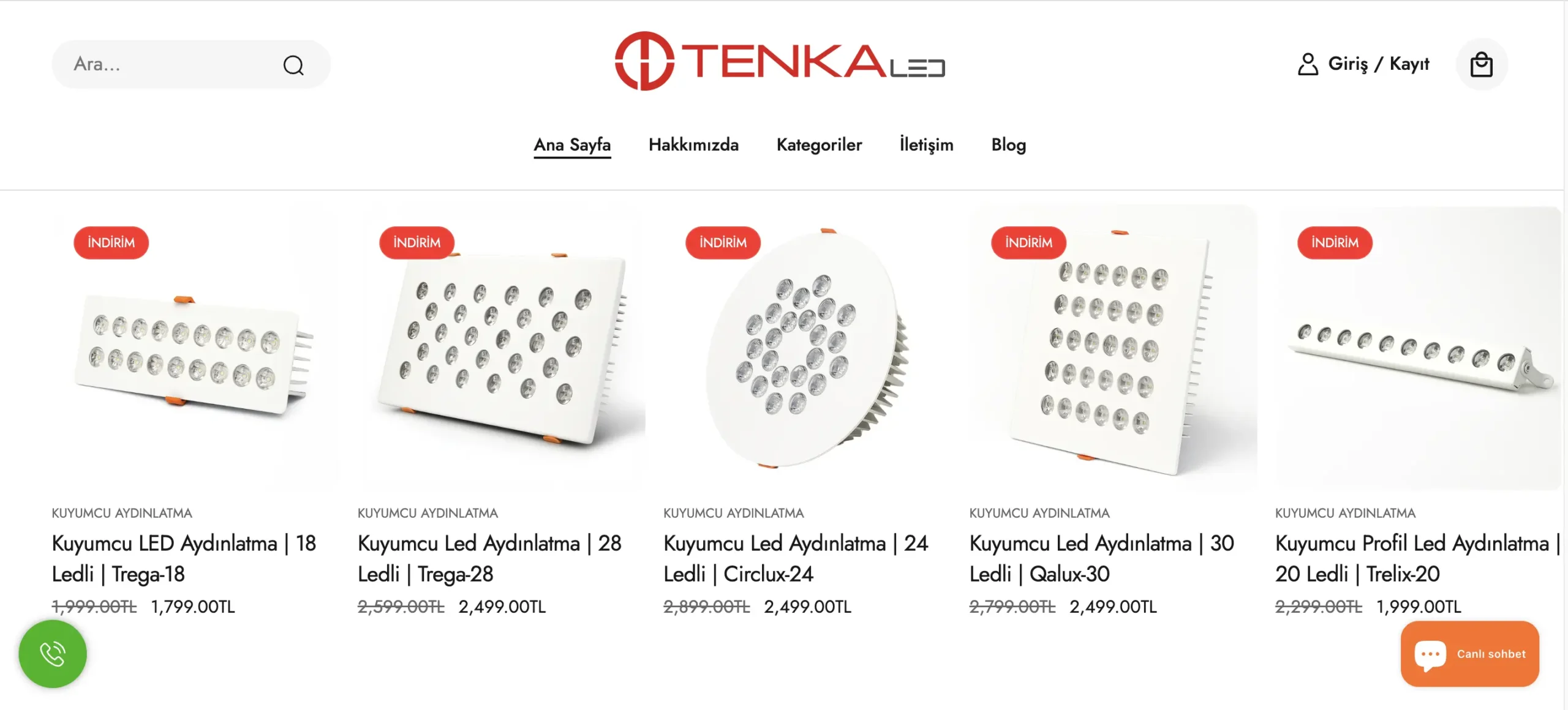 E-Ticaret Sitesi