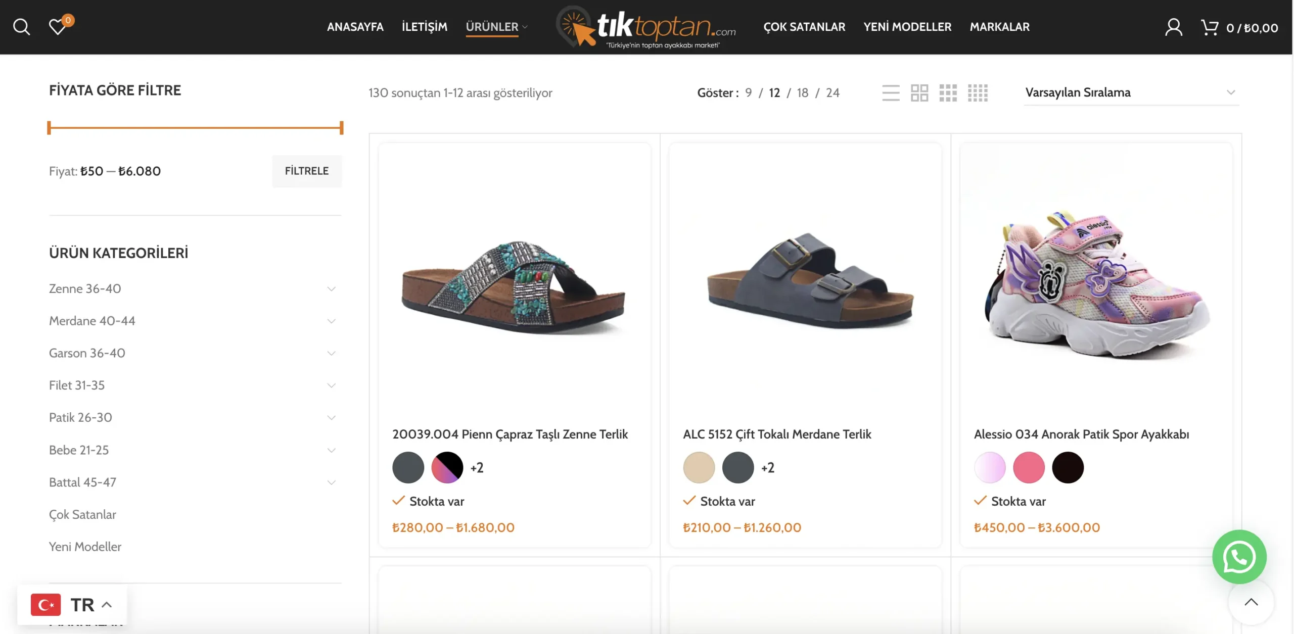 Tiktoptan | E-Ticaret Sistemleri