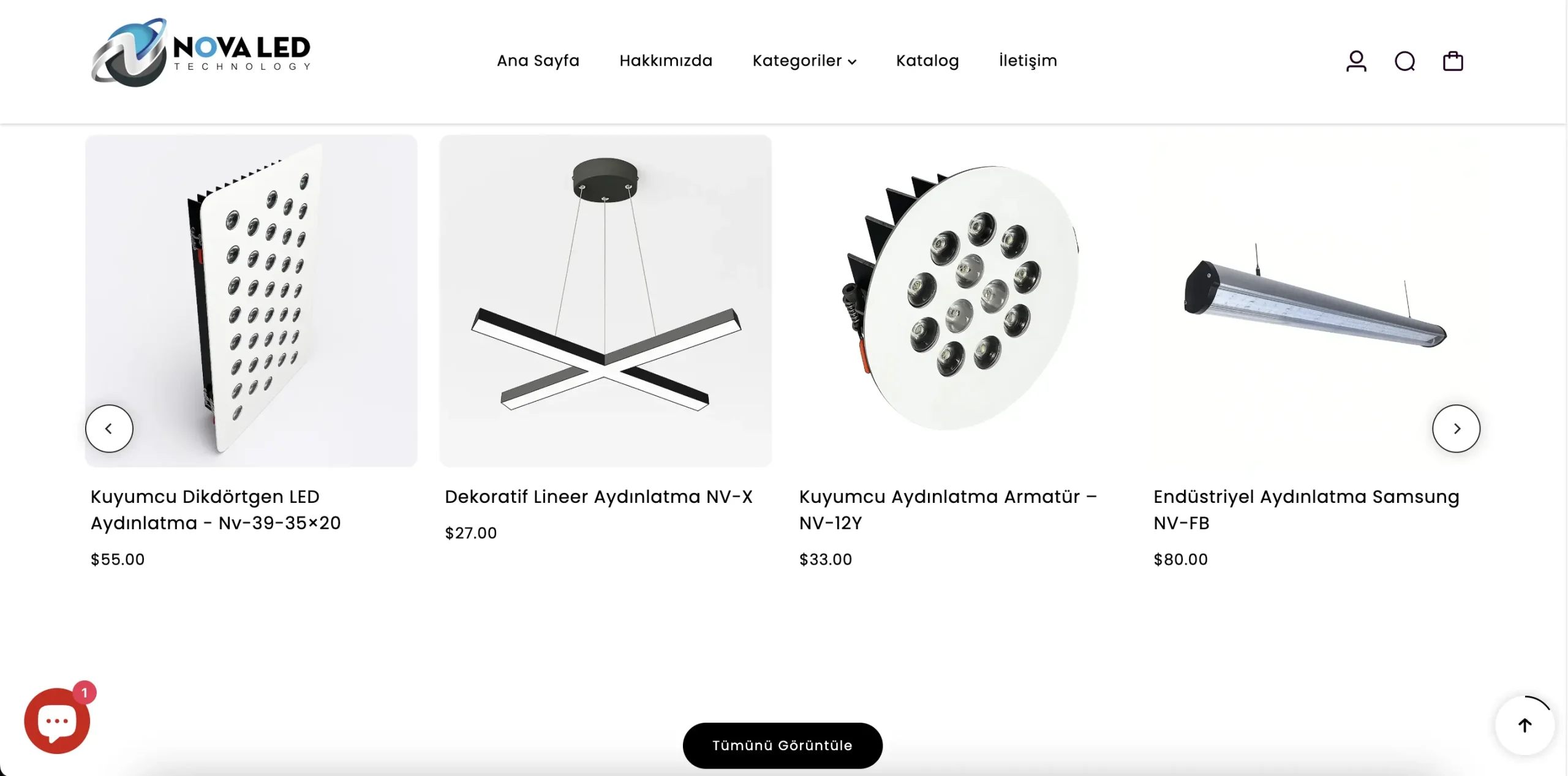 NovaLED Teknoloji | E-Ticaret Sistemleri