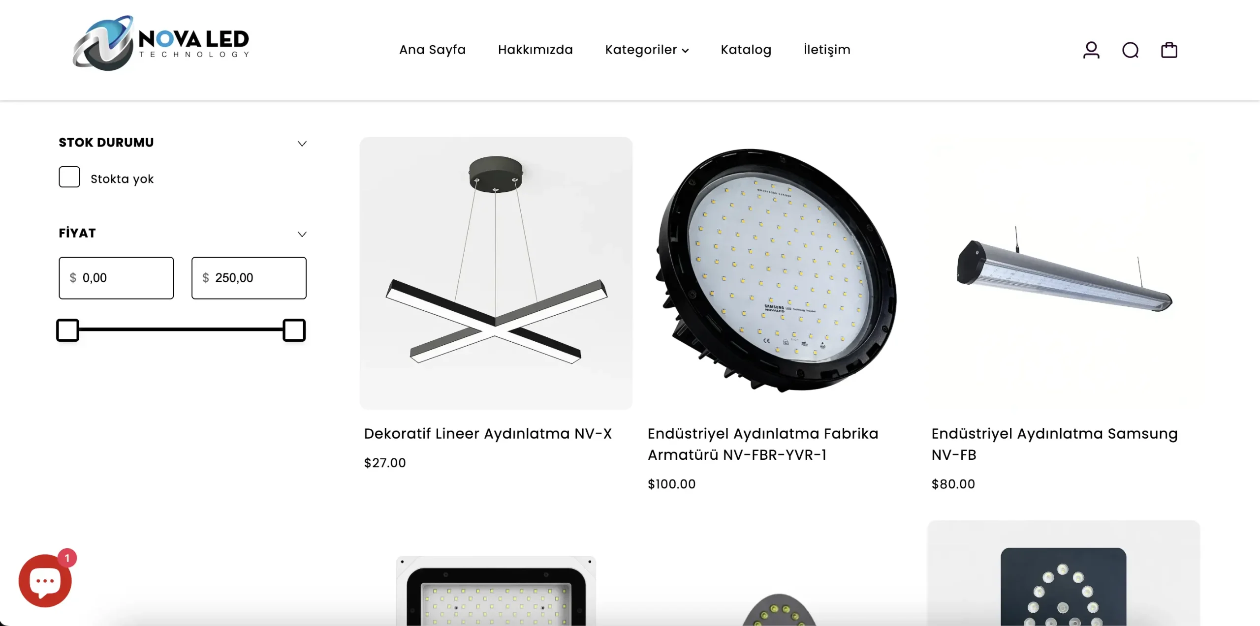 NovaLED Teknoloji | E-Ticaret Sistemleri